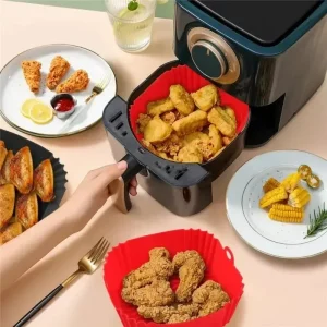 Reusable Silicone Air Fryer Liner 2