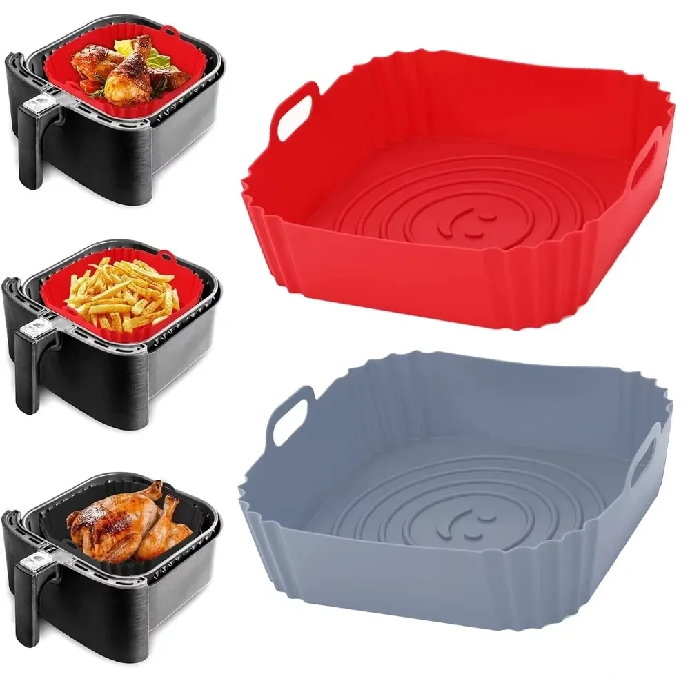 Reusable Silicone Air Fryer Liner 1